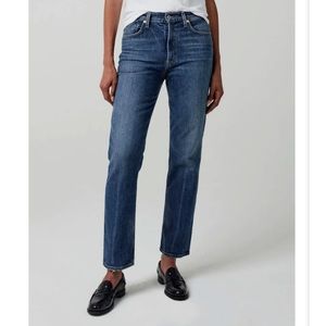 NWOT Citizen of humanity straight leg high rise jeans
